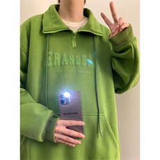 港风发泡印花卫衣男一字领50%棉50%聚酯纤维X1213-W133-P70，男装卫衣，星座1213