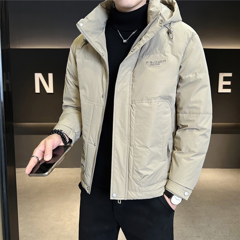 标50可拆卸连帽男士羽绒服冬季2025新款外套A313-2602-P225,男装羽绒服,电商A313