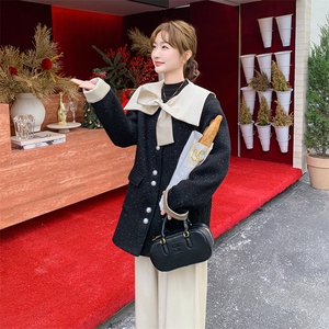 2025年冬季小香风90羽绒服210-6395-P255-K378中长款图片