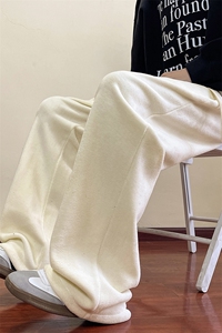 重磅450克双面奥利绒加绒加厚休闲运动卫裤保暖裤子K848特P49控88图片