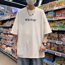 2024夏季新款宽松大码男装港风wastap运动短袖纯棉T恤T1909-P22,男装T恤,星座508（原C305）