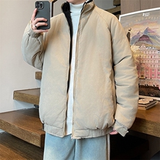 棉服男士韩版潮流文艺帅气百搭保暖2024冬季ins棉衣外套MZ281-P80，男装棉衣，星座412-3