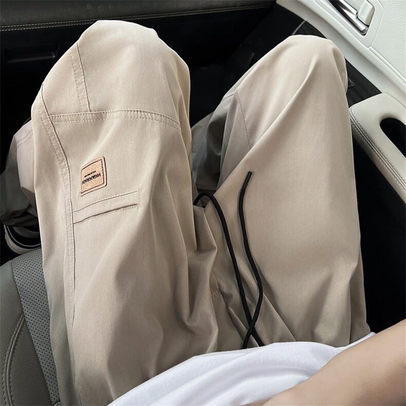 美式潮牌宽松直筒工装裤男夏季新款设计感宽松长裤现货K8087-P32，男装工装外套，星座512-3