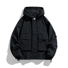 春季新款现货三防户外夹克男连帽冲锋衣外套DSA157B-J93-P60，男装夹克，电商A157B
