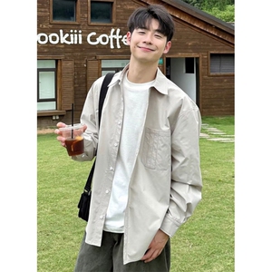 衬衫男长袖秋季新款休闲衣服潮流百搭高级感春秋 A079-C3079-P37图片