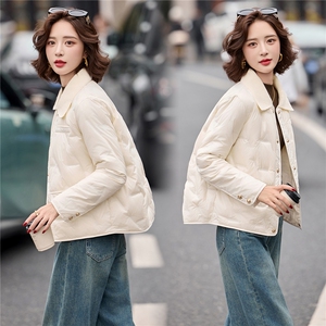 羽绒服2025新款白鸭90绒韩版时尚小个子外套图片