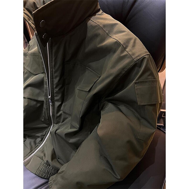 网图现货港风多口袋工装立领保暖棉服XZ213-MF18-P100控168,男装棉衣,星座213