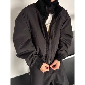 【有货】D8210-P93棉服男高街痞帅休闲百搭面包服廓形飞行员外套图片