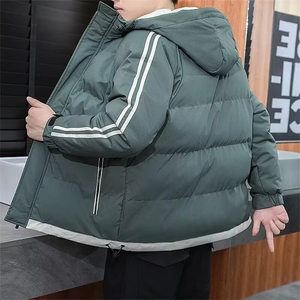 潮流气质新款双杠棉衣慵懒原宿文艺百搭时尚日系流行ins简约图片