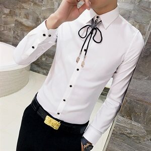 送配饰发型师长袖衬衫男夜店DJ衬衣A470-CS02