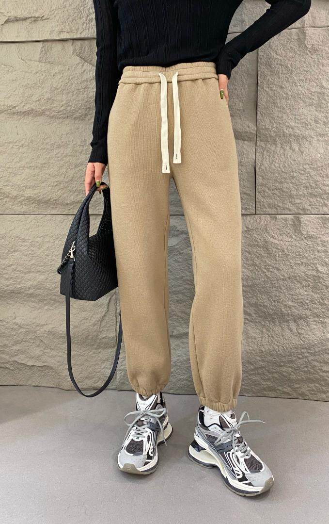 卫裤，暖宝宝婴儿绒，休闲百搭，女装休闲裤，简 影