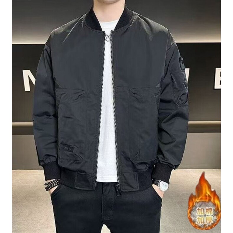 复古男装时尚外套棒球领百搭设计感飞行员夹克外套JG1603,男装夹克,星座1116A（原606A-3）