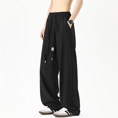 2025秋季新款无影墙大码直筒冰丝裤M-5XBK06-1特P20，男装休闲裤，电商A022