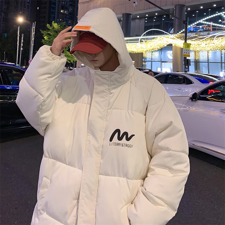新款棉衣男女棉服连帽冬装棉袄面包服加厚外套3356-P65控98,男装棉衣,星座207