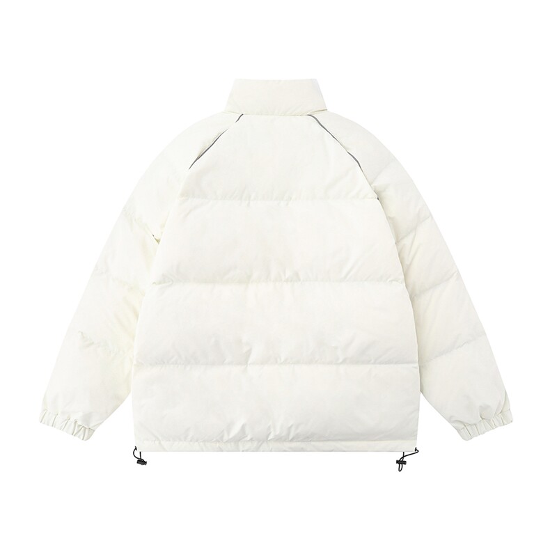 白底23新款冬季时尚百度宽松印花羽绒服外套YR63001P225控298,男装羽绒服,电商A268-1