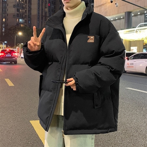 特批95无差价纹理感贴标立领棉衣男棉袄oversize保暖棉服外套M97图片