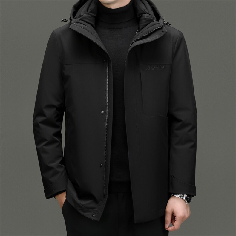 DF23866钱塘2020-2冬季厚款商务休闲中年男士百搭羽绒服P295,男装羽绒服,钱塘207-2