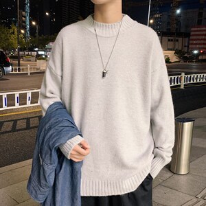 ！供直播！高品质秋冬男士半高领毛衣纯色针织衫M666特P38，男装针织衫/毛衣，电商B220
