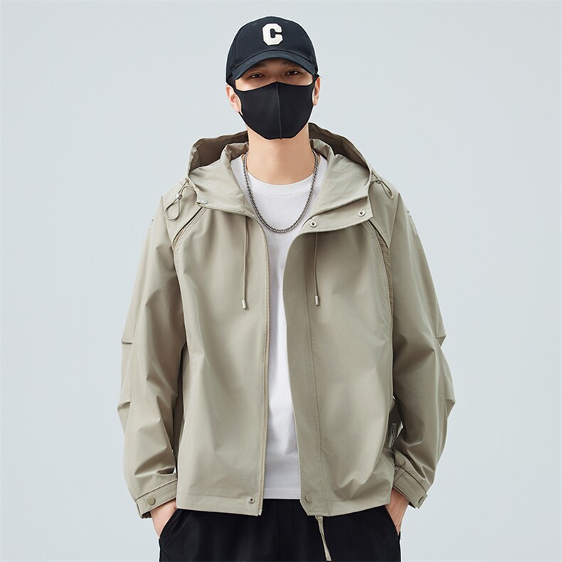 2025新款秋季夹克男士连帽工装外套B240-J88230-P120,男装夹克,电商B240