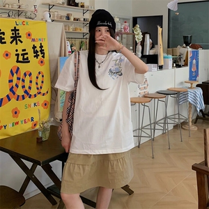 万针全刺绣解构设计260克重磅双纱纯棉高品质美式高街短袖T恤特35图片