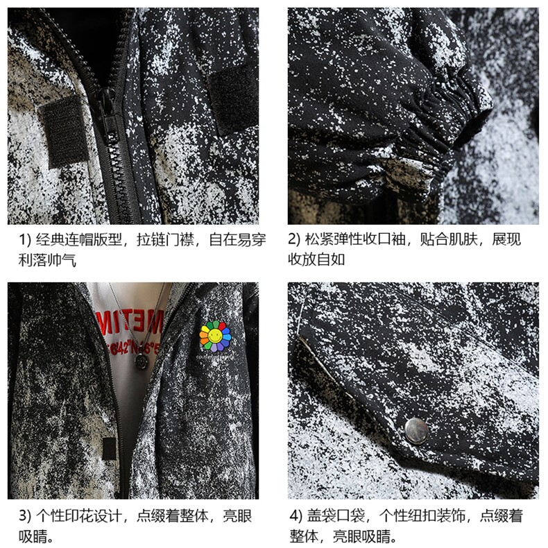 MC49101-P135日系潮棉衣男大码派克服男工装棉服外套棉袄砖墙,男装棉衣,电商A040A
