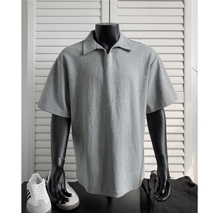 夏季新品 老钱风宽松休闲POLO衫短袖T恤上衣男 H1083 特P35图片