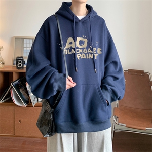 ！连帽圆领卫衣男装港风帽衫男 LM145-P35图片