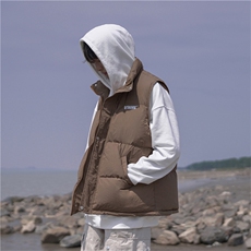 cityboy秋冬季宽松大码棉马甲背心外套A0173002P85，男装背心/马甲，电商A017