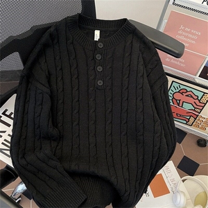 美式复古秋冬氛围感麻花毛衣 M5321 P58图片