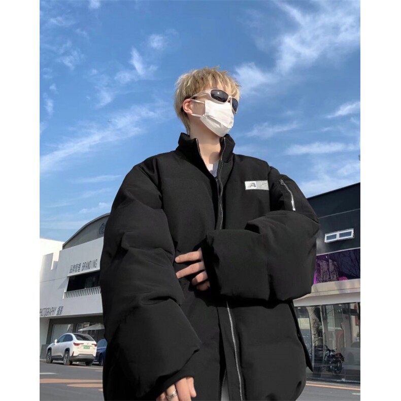 美式休闲加厚棉衣棒球服男冬季宽松立领M8204-P105,男装棉衣,星座1109-3