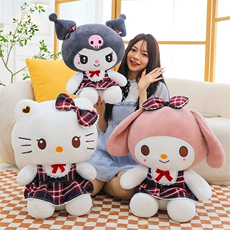 小雨毛绒玩具1 格子裙系列