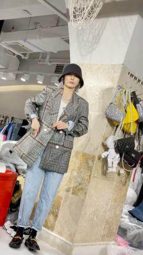 复古西装牛仔，女装西装，雪儿(3F)