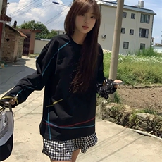 美式高街解构工艺速干长袖T恤衫男女款防晒上衣户外运动骑行服潮，男装防晒衣，电商A486