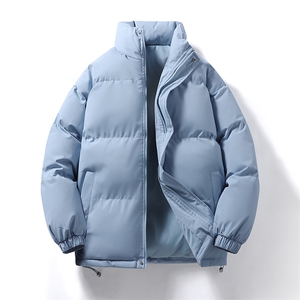 A178-8899-特P45 150D消光防水冬季保暖面包服防寒男装立领外套图片