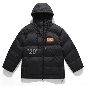 2020冬装新款平铺连帽保暖棉衣男潮宽松外套 A436-W898图片