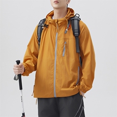 抖音夏季中性风时尚凉感轻薄透气户外防晒衣皮肤衣F7730-P30，男装防晒衣，星座1403A