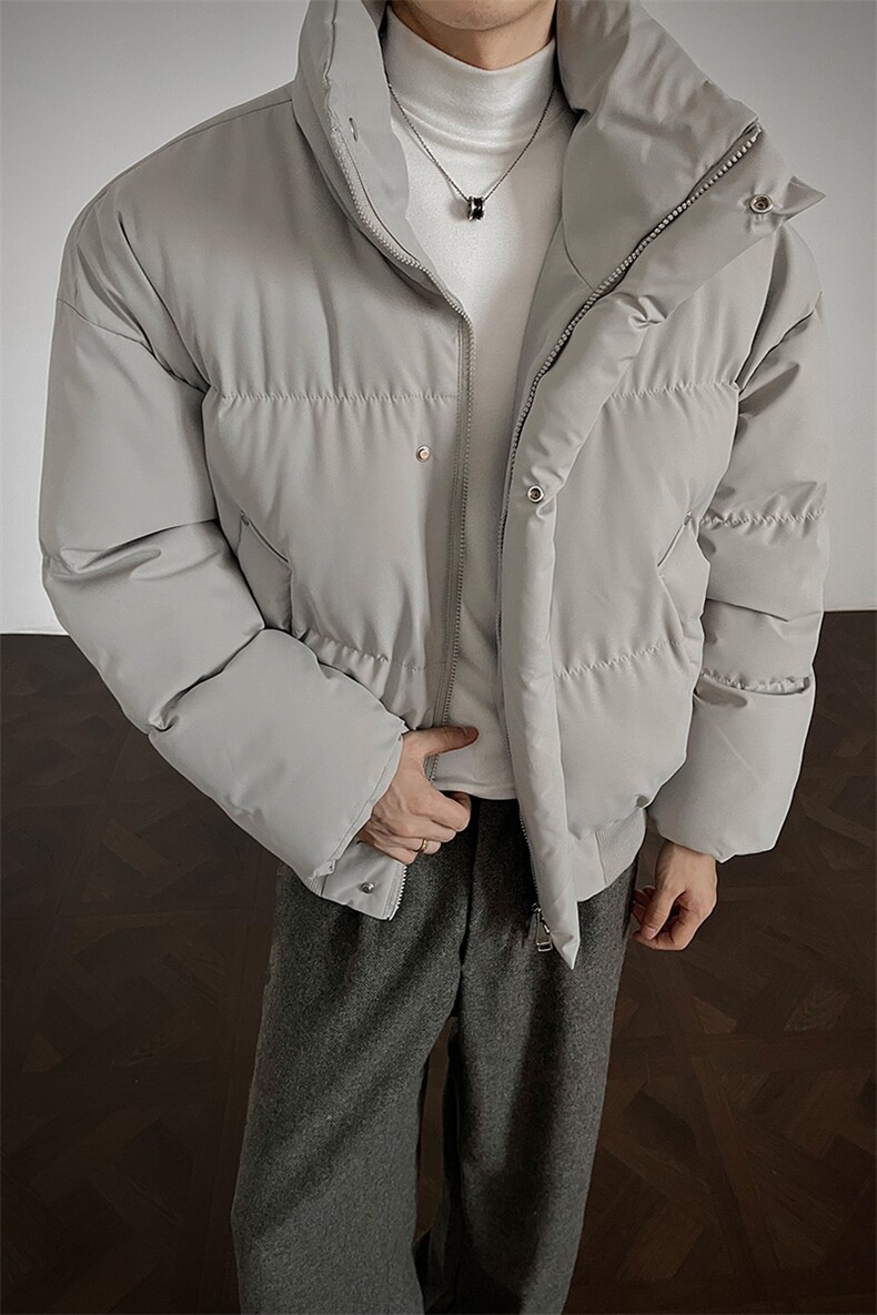 支持二开冬装加棉加厚立领棉服男女棉衣外套光板面包服M816-P70,男装棉衣,电商A441