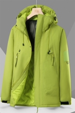 冲锋衣情侣户外登山服石墨烯发热内胆登山服滑雪加厚棉衣J90A-P60，男装夹克，星座1403A
