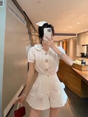 【现货】定制款精致版冰丝短袖上衣开衫，其它，CHERRY·印