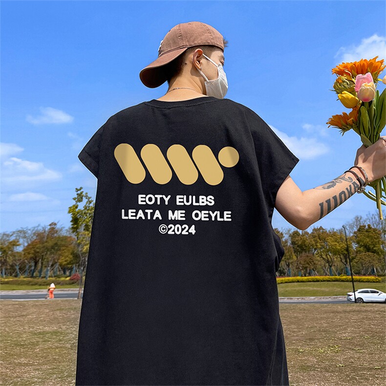 量大优供视频得物直播品质230克夏季纯棉背心无袖T恤WB199,男装背心/马甲,电商A486