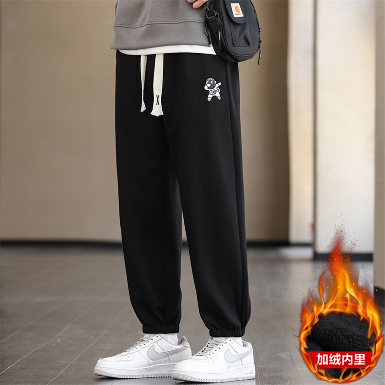 现货主推2025秋冬加绒新款男士印花运动长裤大码JR936-P20,女装休闲裤,星座1816-2（原1210–2）
