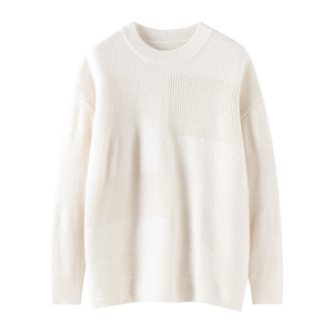 纯色经典百搭保暖2024年秋季通勤,女装羊毛衫,佰米娇羊绒