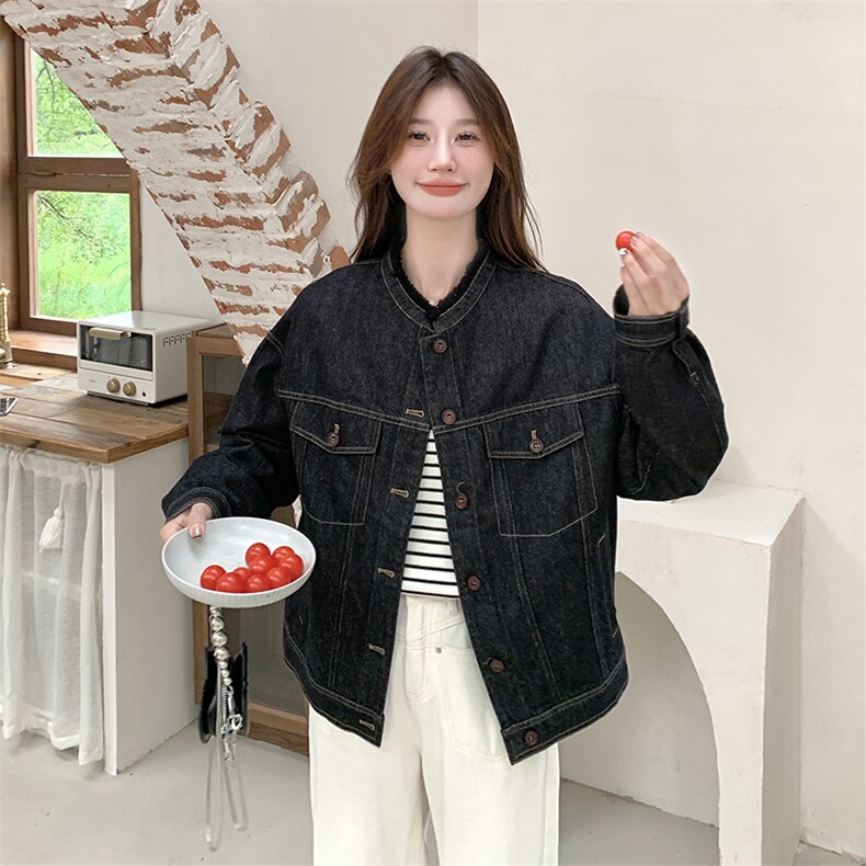 新款，牛仔外套081-P145-K208,女装短外套,浙宝276（原081）