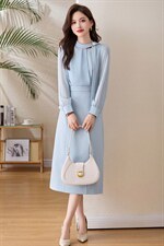 2026春季新款简约时尚休闲女装连衣裙，女装连衣裙，美沁