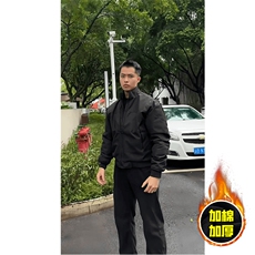 现货秋冬季美拉德立领飞行立领夹克boxy廓形棉衣高街加厚加棉外套，男装夹克，电商A486