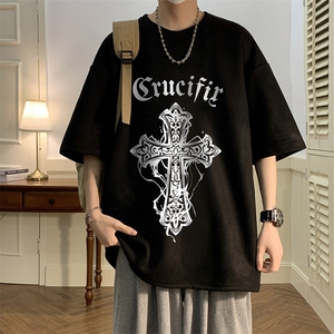 麂皮绒短袖t恤男大码半袖男 JD82268-P25图片