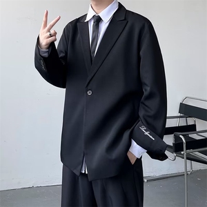 【有货】DXZ14-P68西装男韩版潮流帅气小西服刺绣炸街高级感外套,优衣库女小西服穿搭视频图片