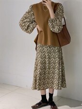 碎花裙两件套，其它，驿谷