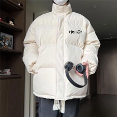 羽绒服男款小众2025冬季新款时尚设计感面包服防寒防水保暖外套，男装羽绒服，星座1210-1