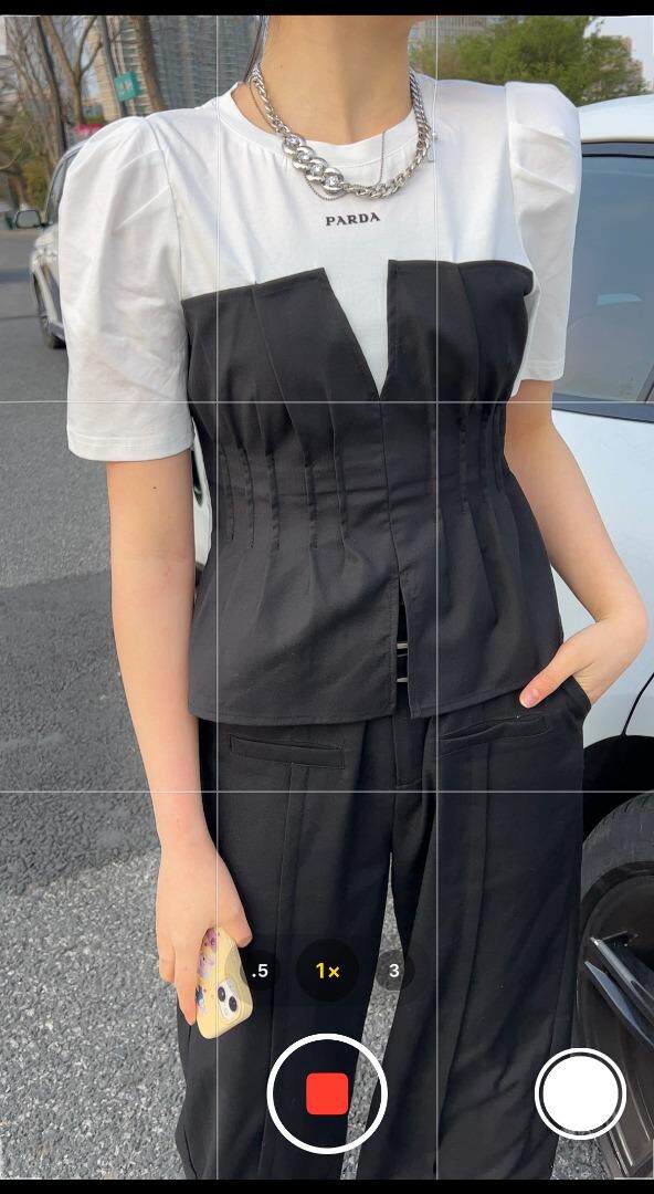 【现货】夏款拼接小衫，其它，淳沐